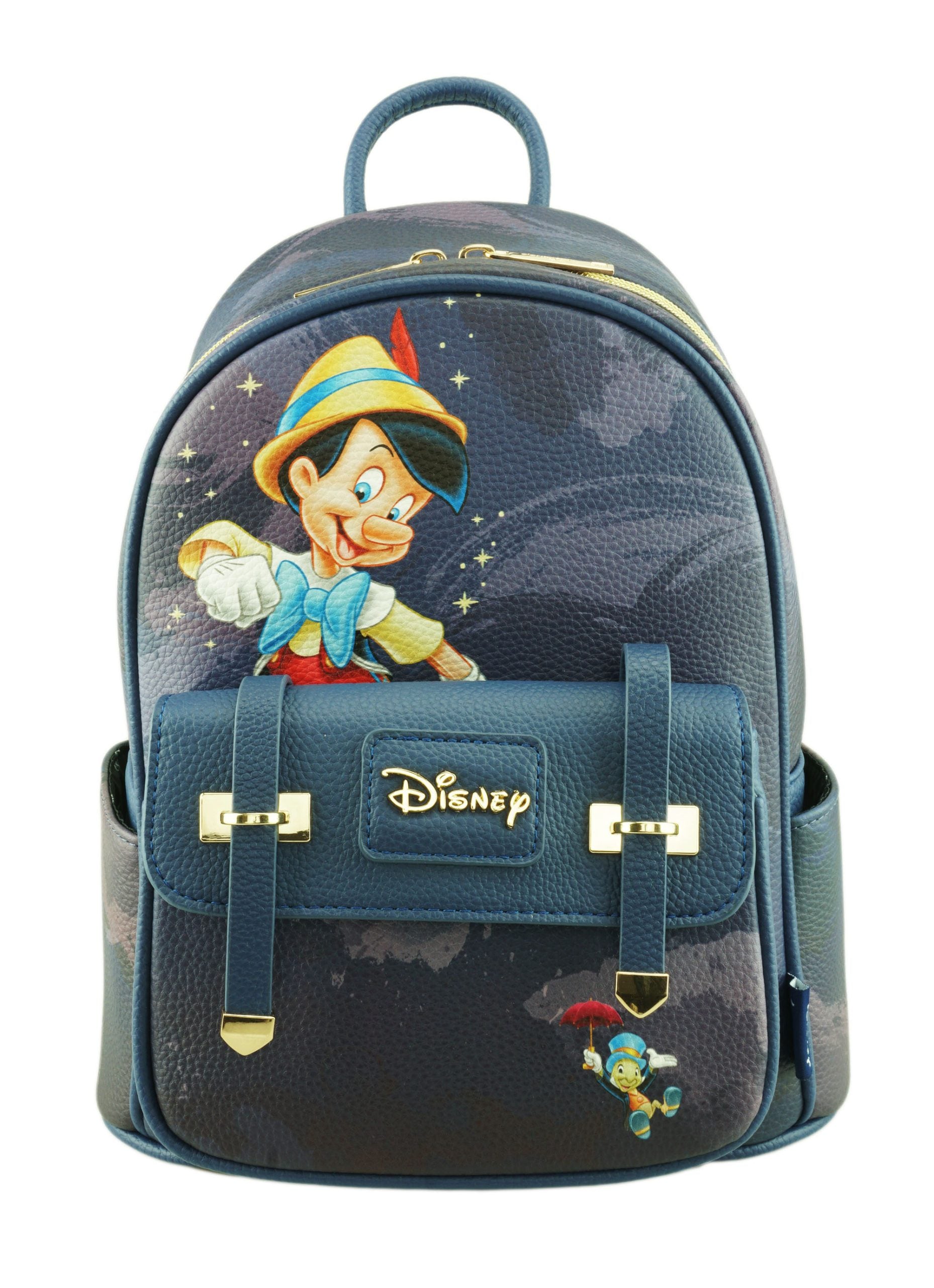 Pinocchio 11" Vegan Leather Mini Backpack Pastel