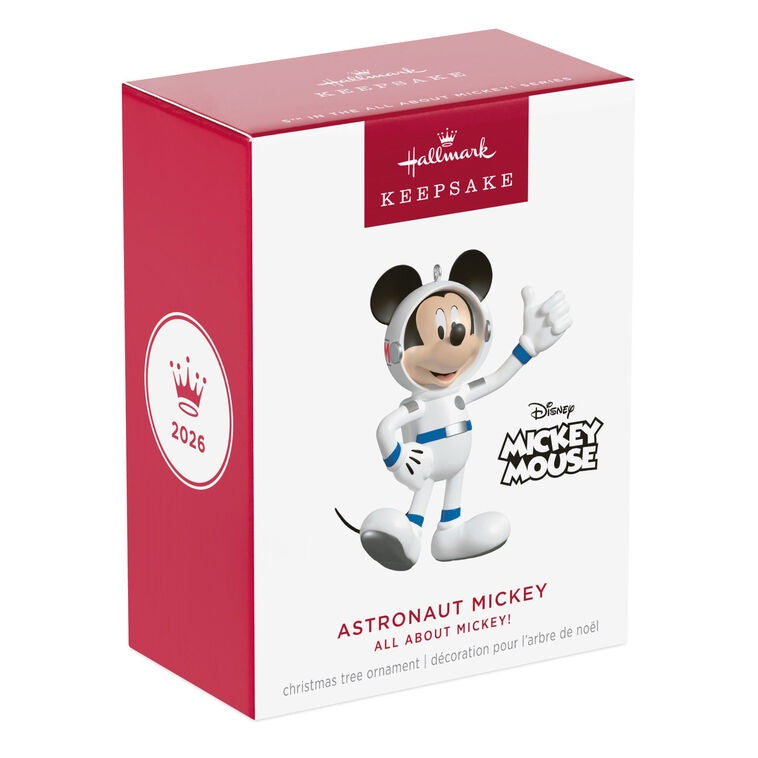 Astronaut All About Mickey Keepsake Ornament