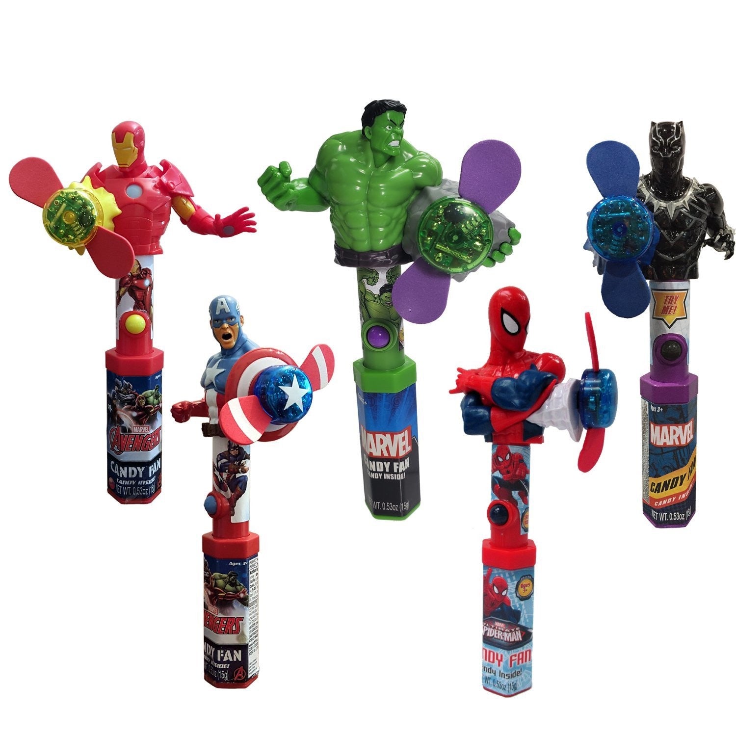 Marvel Avengers Character Assort Fan and Candy