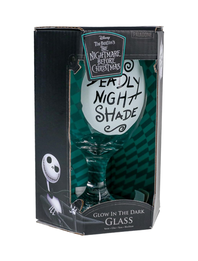 Paladone Nightmare Before Christmas Glow in The Dark Glass