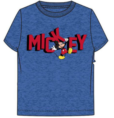 Disney 3D Mickey Lift Heather Royal Youth T-shirt