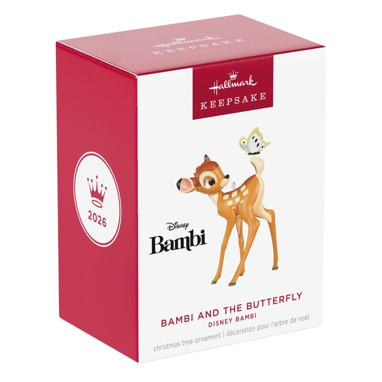 Disney Bambi and the Butterfly Ornament
