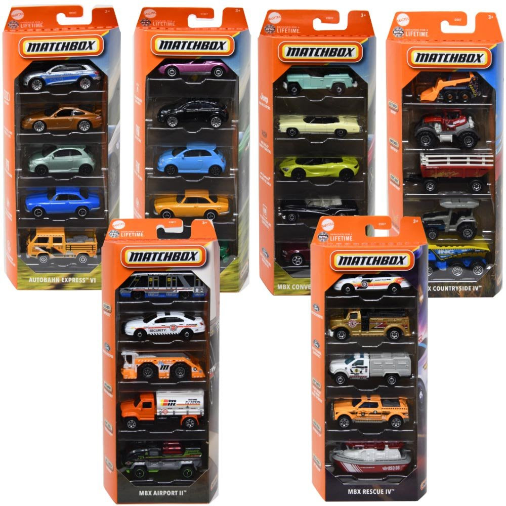 Mattel DP Matchbox Pack Asst 1 box