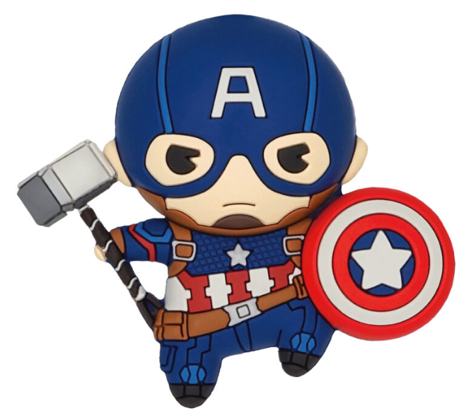 Marvel Captain America 3D Foam Magnet