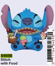 Stitch with Food 3D Foam Magnet