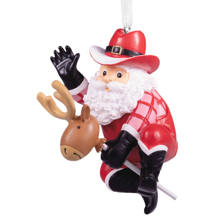 Cowboy Santa Hallmark Ornament
