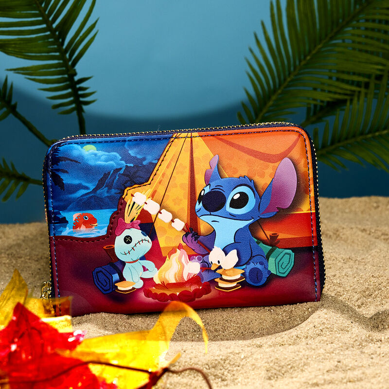 Stitch Camping Cuties Zip Around Wallet