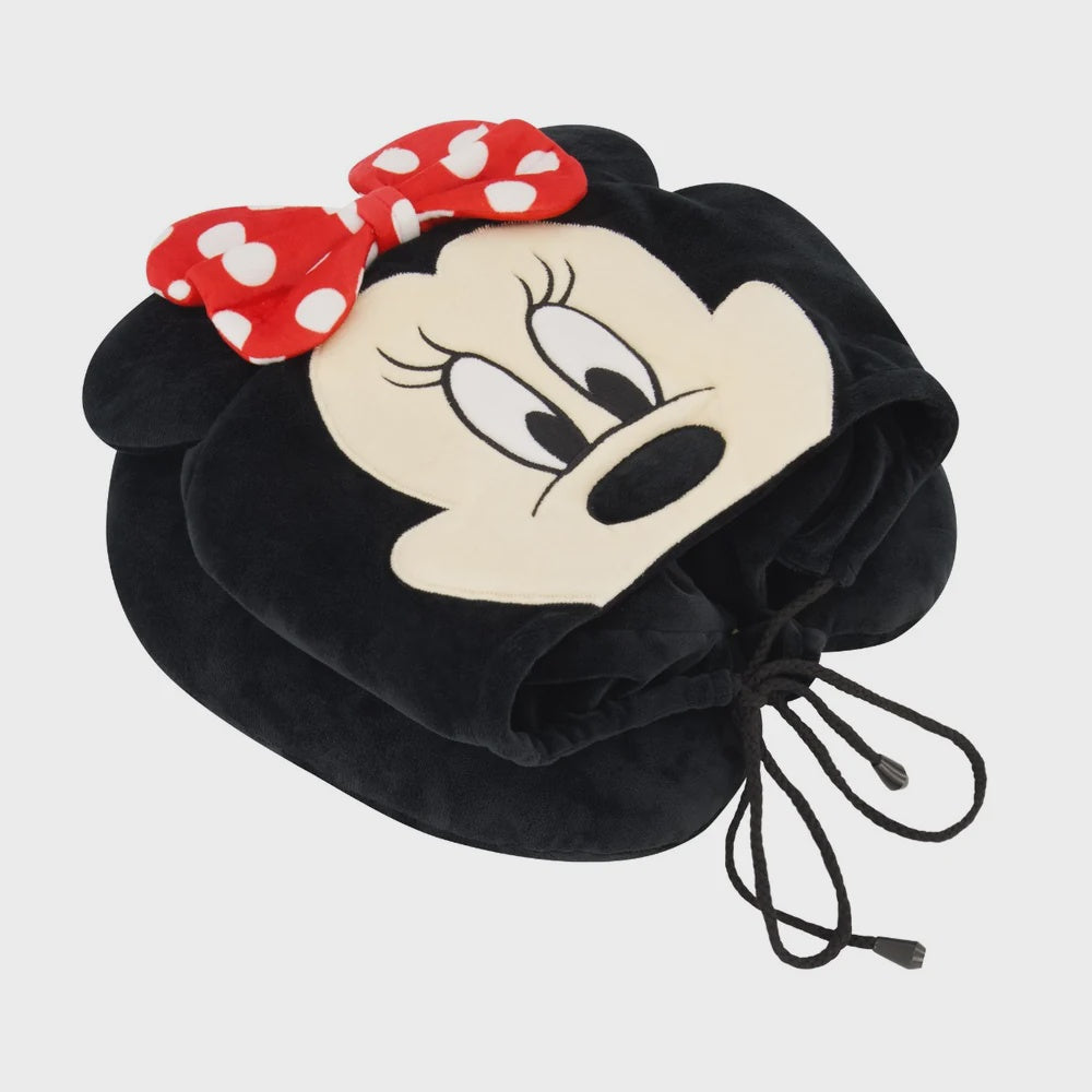 Disney Minnie Mouse Travel Neck Pillow Hoodie