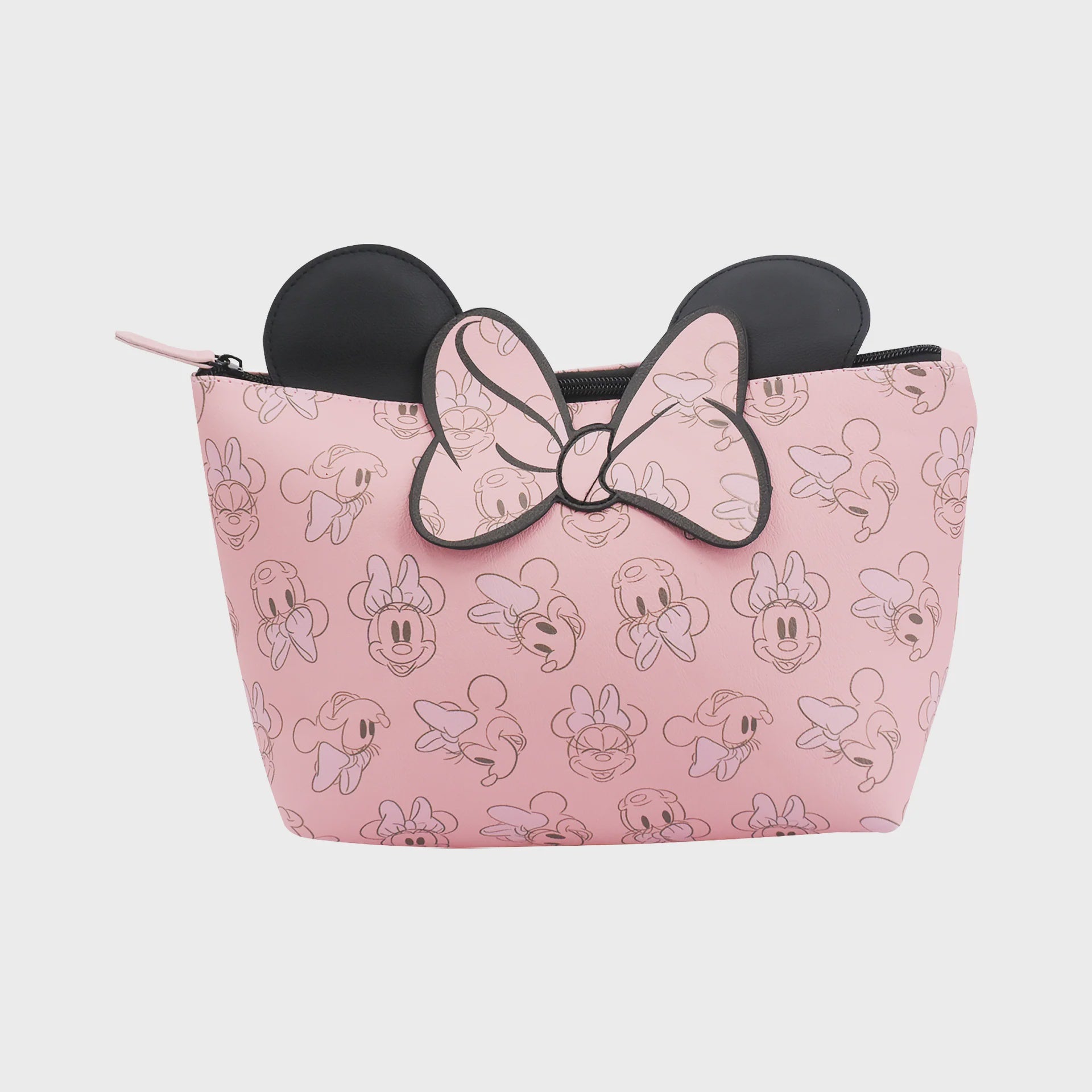 Disney Minnie Mouse 3D Bow Ears Cosmetic Bag