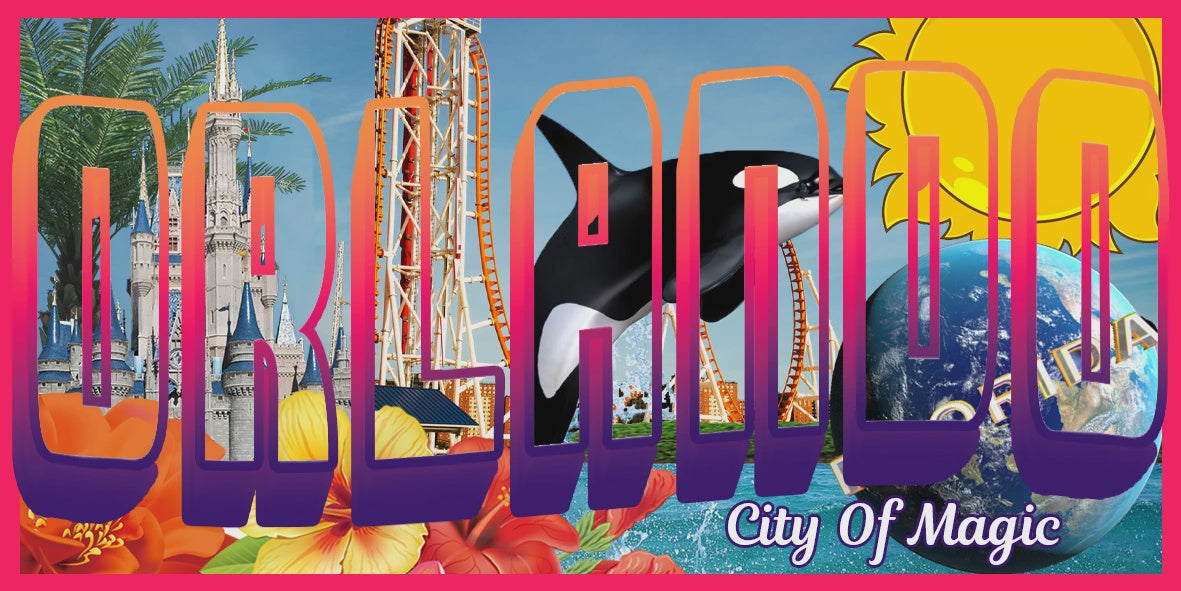 Magic City Foil Magnet Orlando