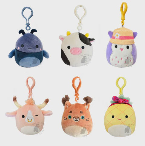 Squishmallows Peluche Clip-on Da 3,5 Pollici - Morbido E Appiccicoso - Età 0+ - Foto 2