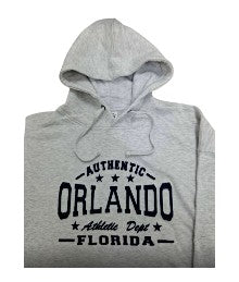 Authentic Orlando Florida Premium Heather Grey Hoodie