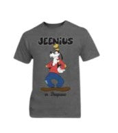 Goofy Jeenius Adult Ringer Tee Grey