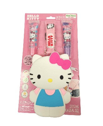 Hello Kitty Lip Gloss w/Shaped Pouch on Card