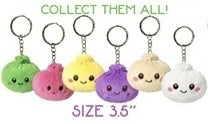 3" Plush Dumpling Keychain
