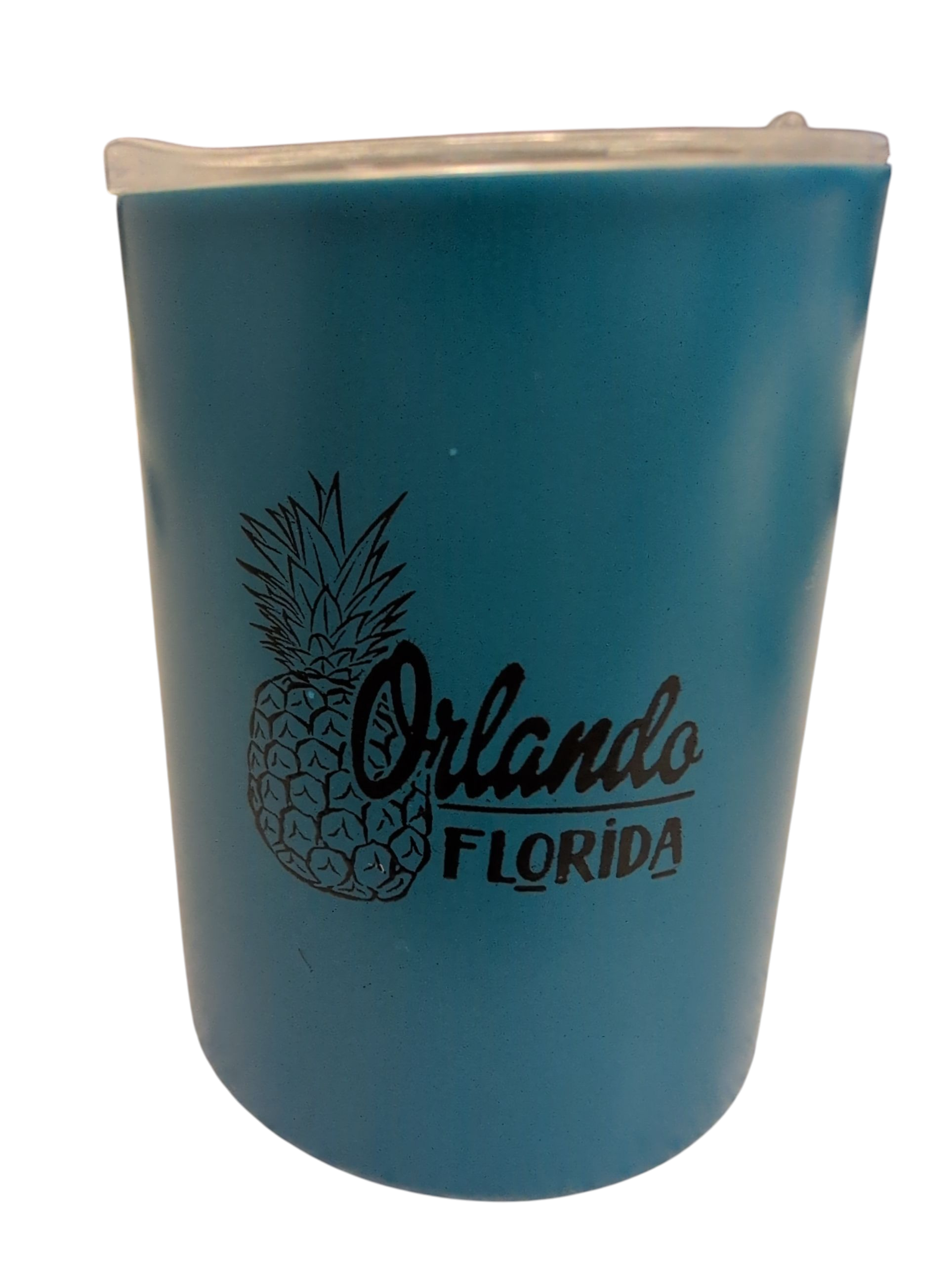 Orlando Florida Logo Round Mini-Tumbler with metal Straw