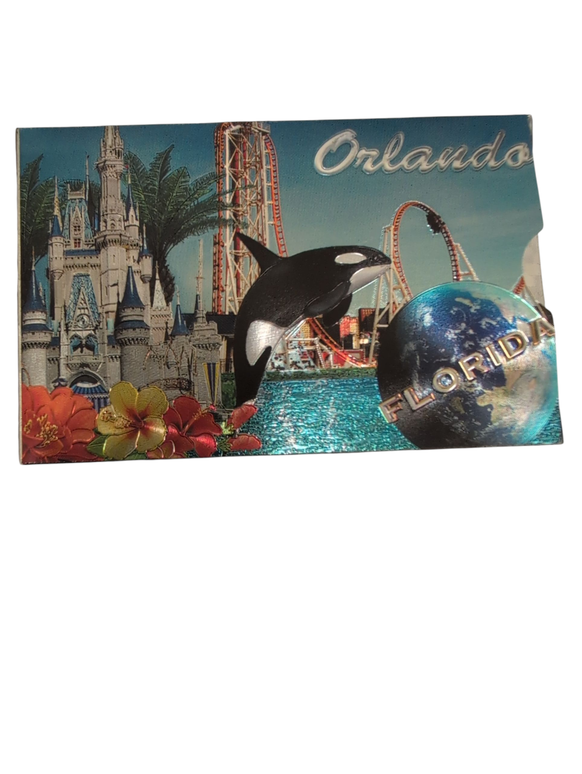 Orlando FL Icon Attraction Foil Playing Cards