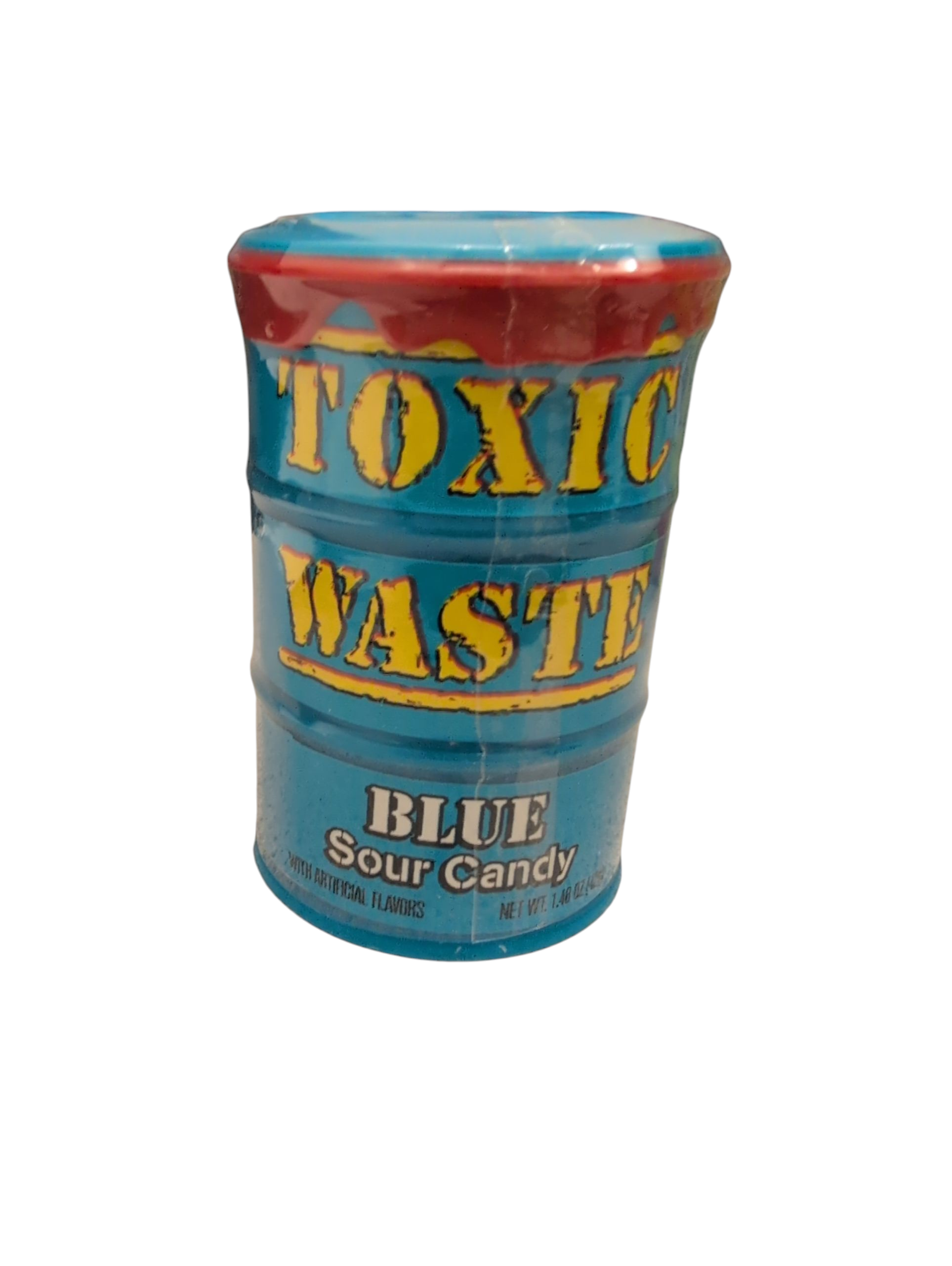 Toxic Waste Blue Drum Asstoted sour hard candy