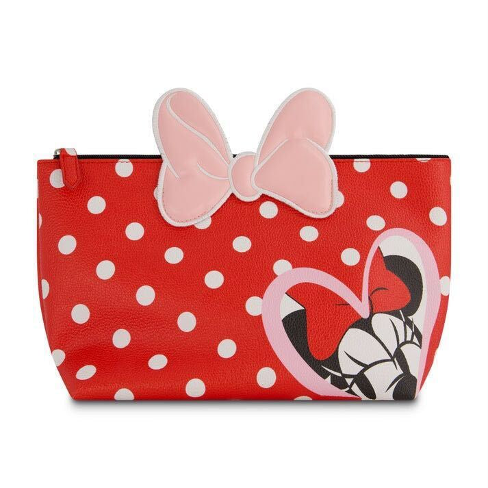 Disney Minnie Mouse Polka Dot & Bow Cosmetic Bag