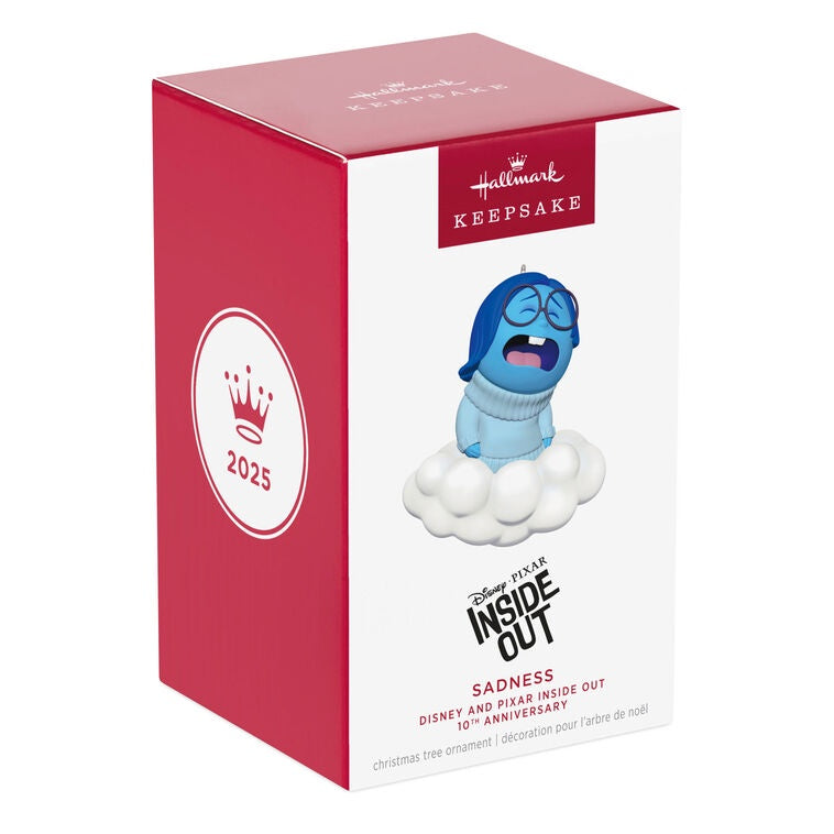 Hallmark Disney/Pixar Inside Out 10th Anniversary Sadness Ornament
