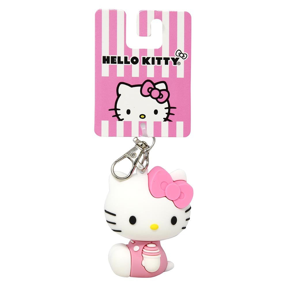 Hello Kitty 3D Molded Rubber Charm with Clip