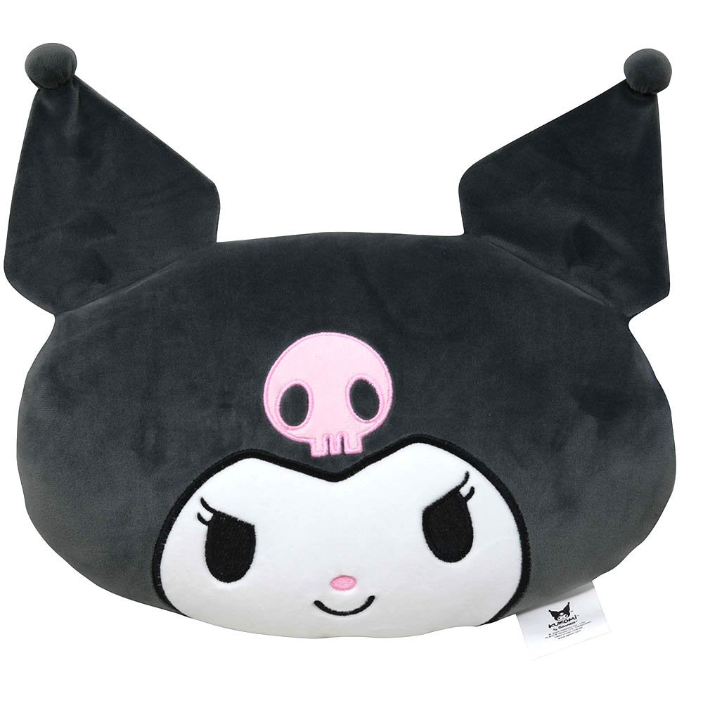 Kuromi Head Shaped Squishy Cloud Plush Pillow