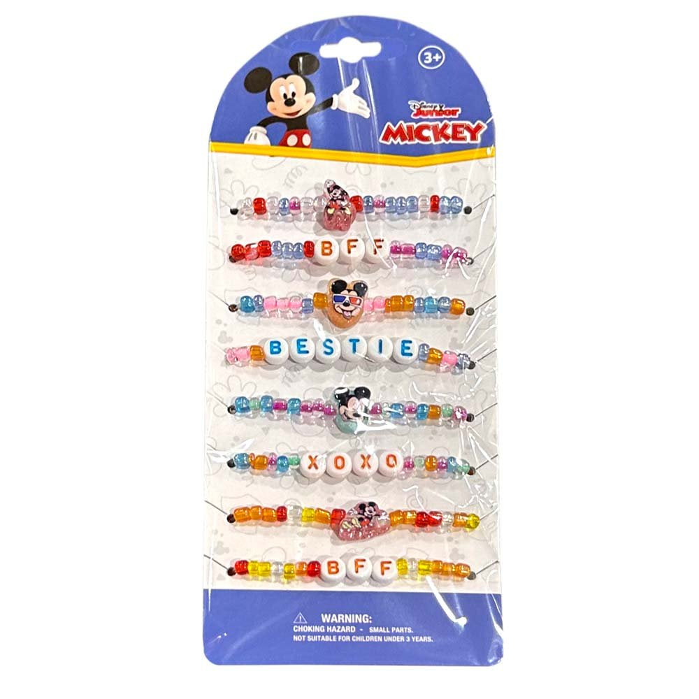 Disney Mickey Mouse 8pk Bracelets on Card