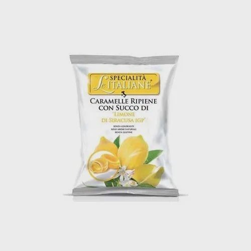 Le Italiane Caramelle Ripiene Lemon Candy 3.5oz bag