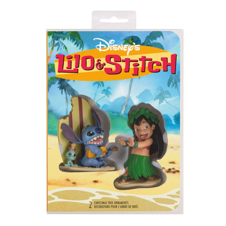 Disney Lilo & Stitch Hallmark Ornaments, Set of 2