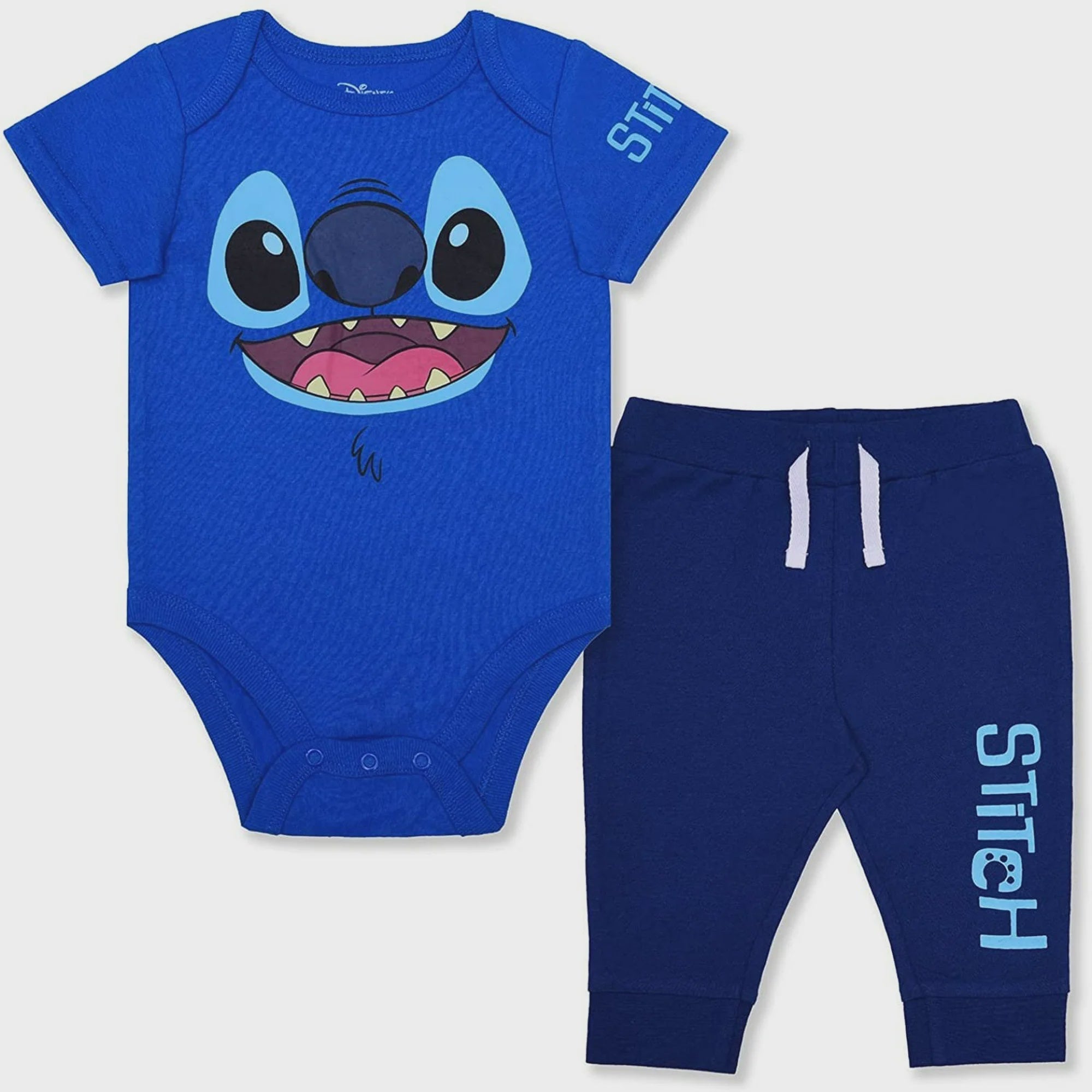 Disney Stitch Infant Onesie w/ Blue Pants