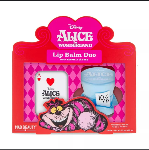Alice in Wonderland Lip Balm Duo