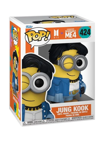 Despicable Me 4 Minion x BTS Jung Kook Funko Pop! Vinyl Figure