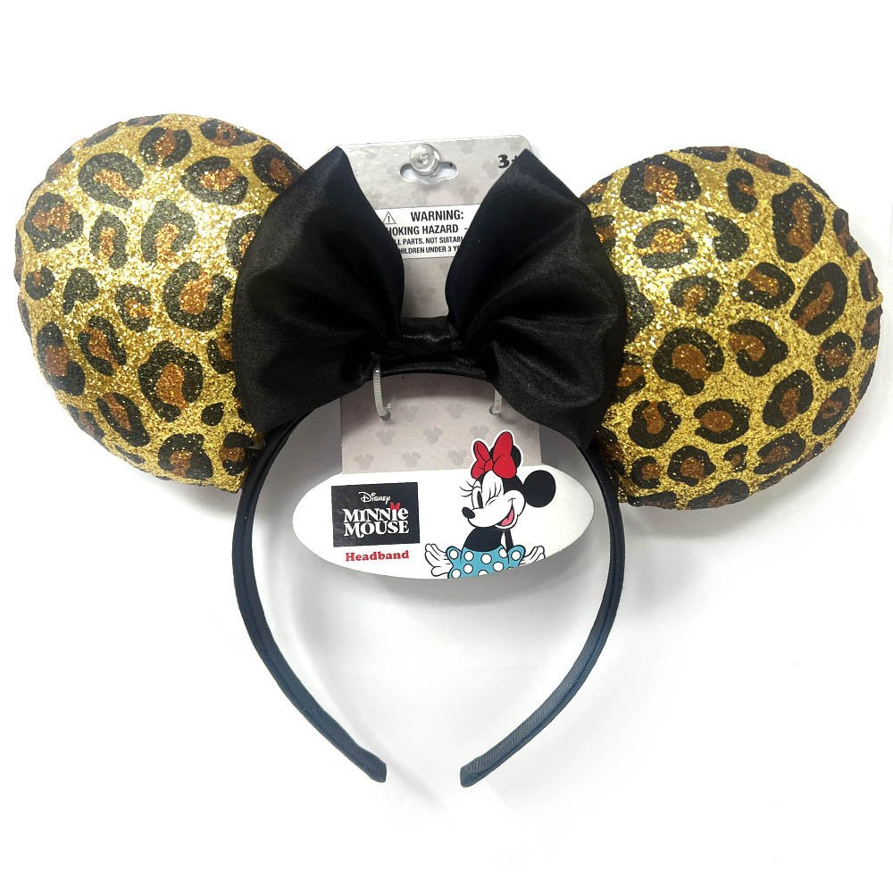 Minnie Ears Leopard Glitter Headband on Header Card