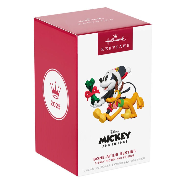 Hallmark Disney Mickey and Friends Bone-afide Besties Ornament