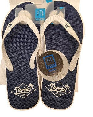 Florida Mens Athletic Flip Flops Navy