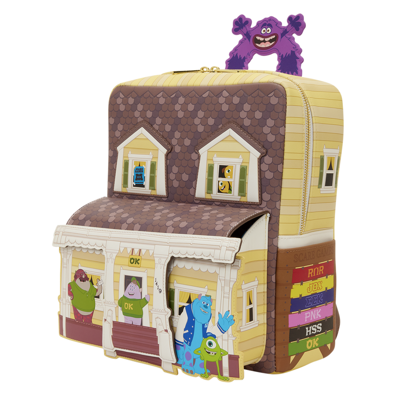 Monsters University Oozma Kappa House Figural Mini Backpack