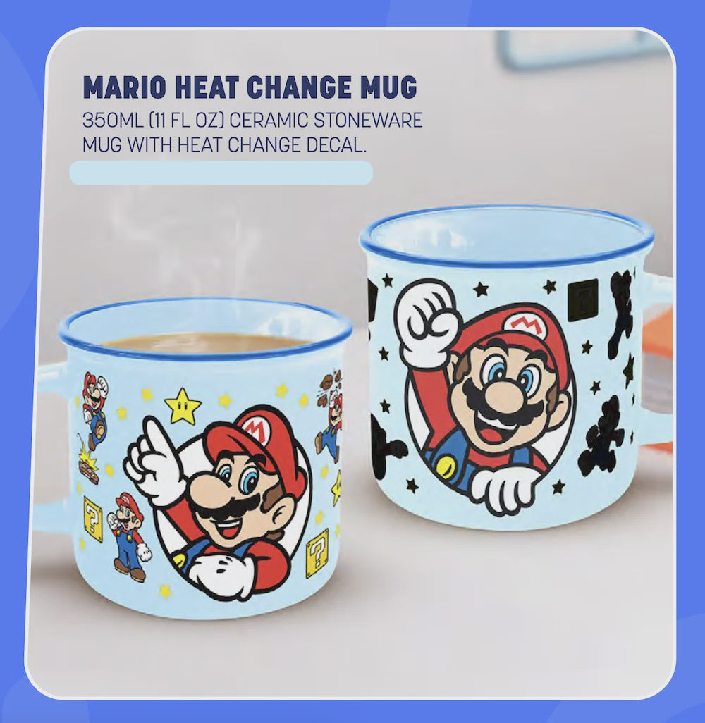 Mario Icon Heat Change Mug 11oz