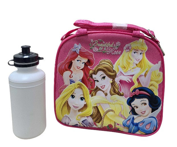 Disney Princess Lunch Box w/Water Bottle