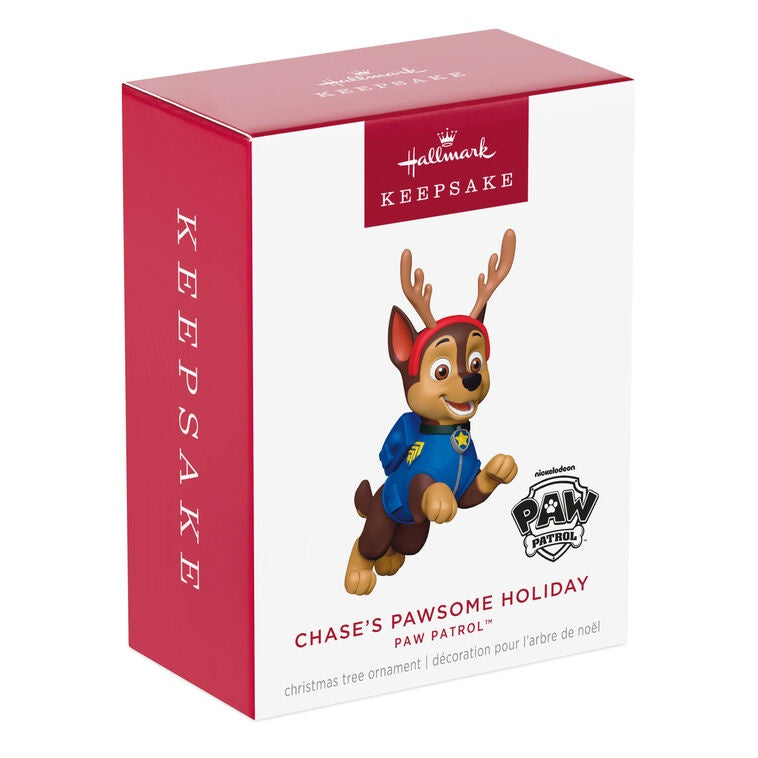 Hallmark Keepsake Paw Patrol™ Chase's Pawsome Holiday Ornament