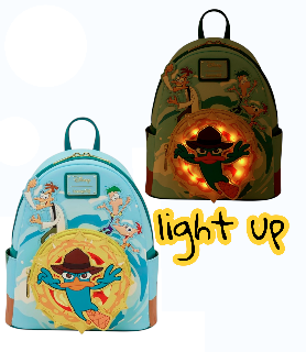 Phineas & Ferb Light-Up Mini Backpack