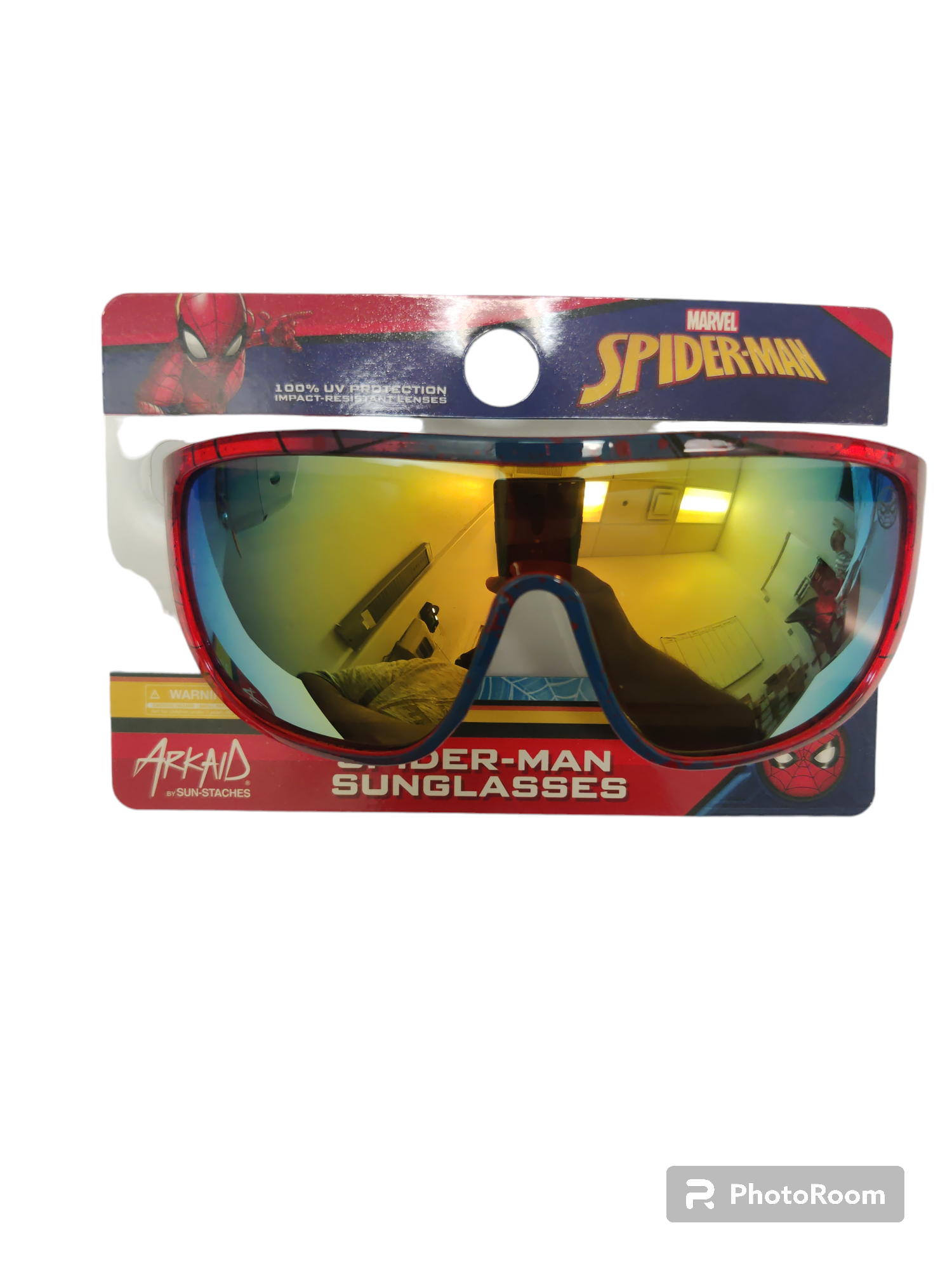 Kids Arkaid Marvel Spiderman Red and Blue Sunglass