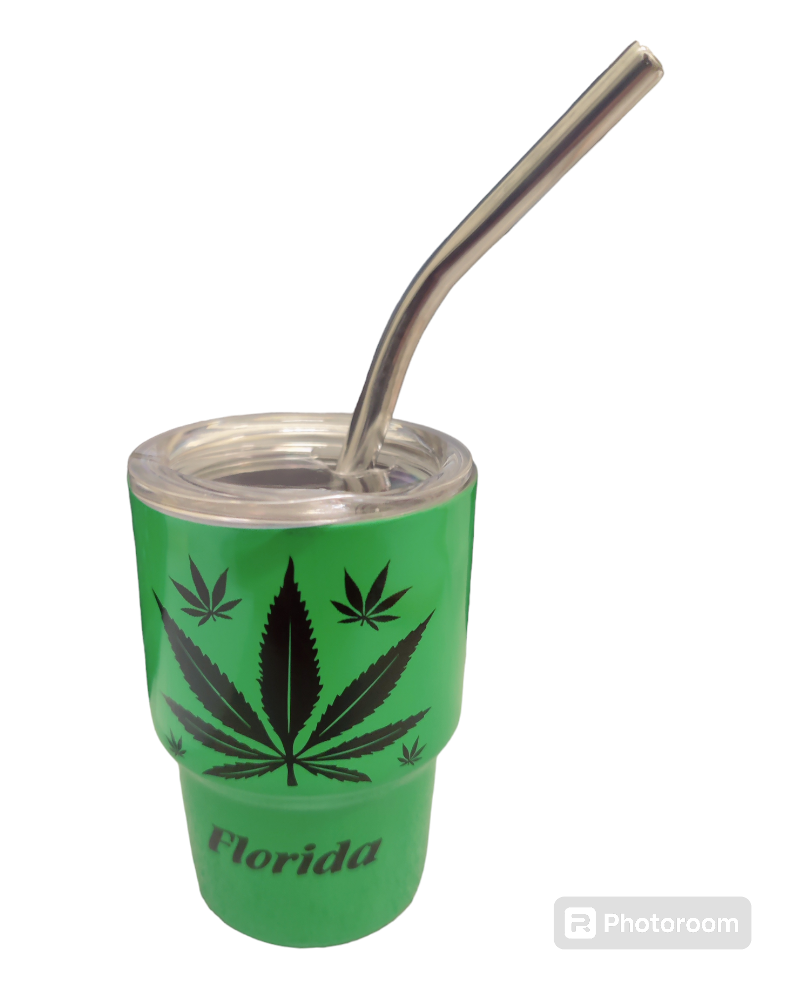 MARIJUANA S/S 3oz.MINI/TUMBLR-GREEN