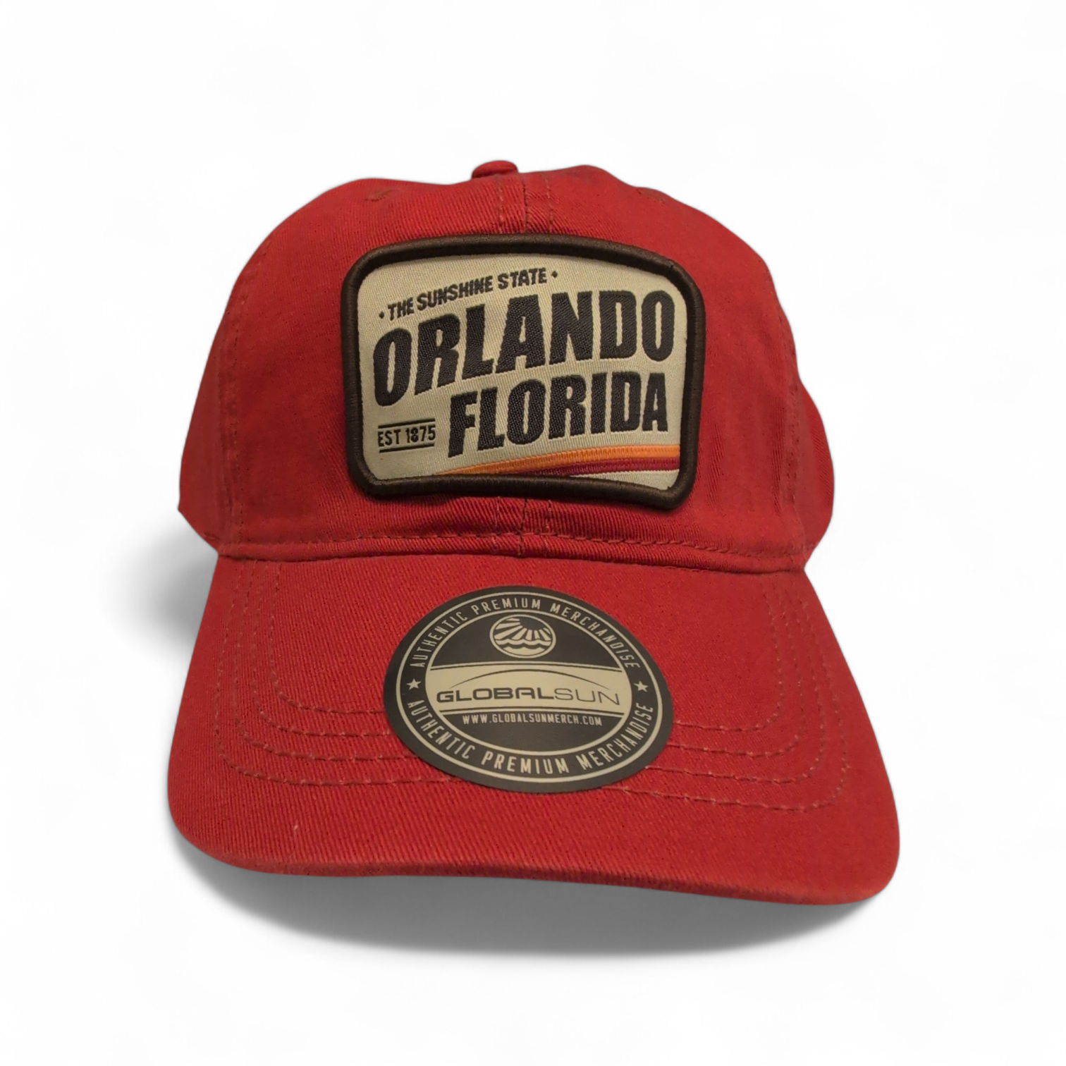 Orlando Florida Retro Patch Orange