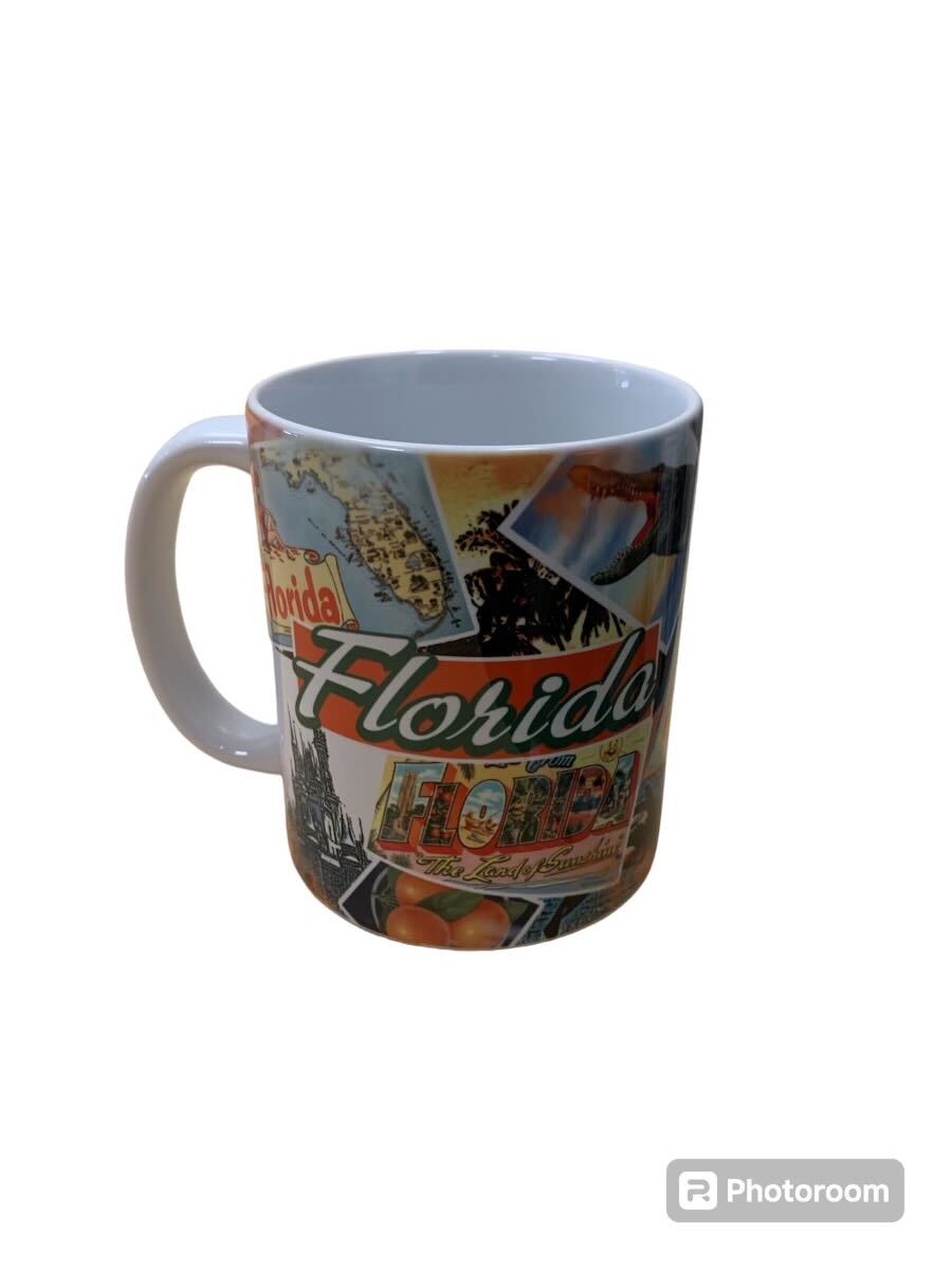 Photo Mug Retro Collage Design - Florida