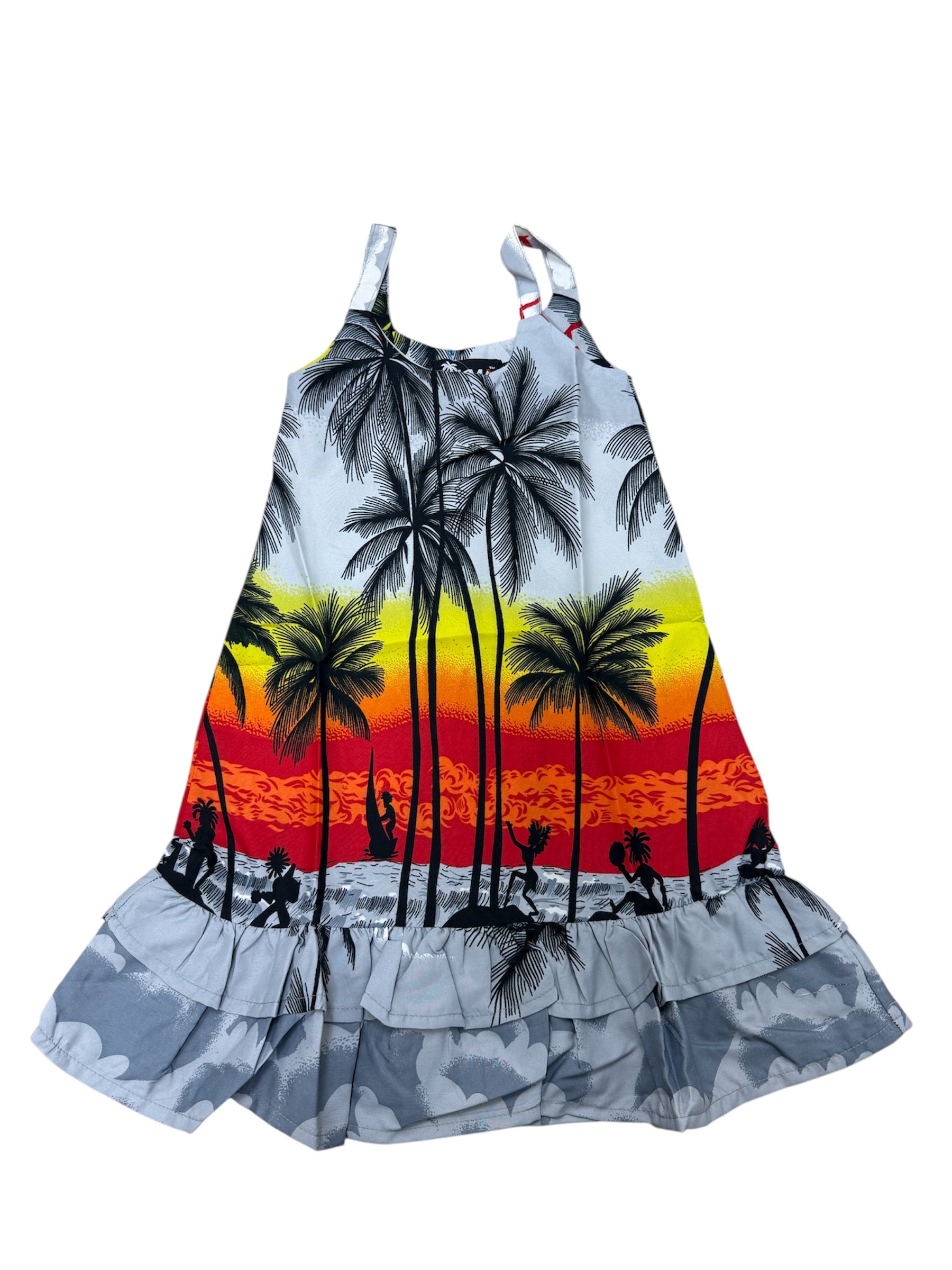 Girls' Bottom Ruffle Sunset Dress Asst.