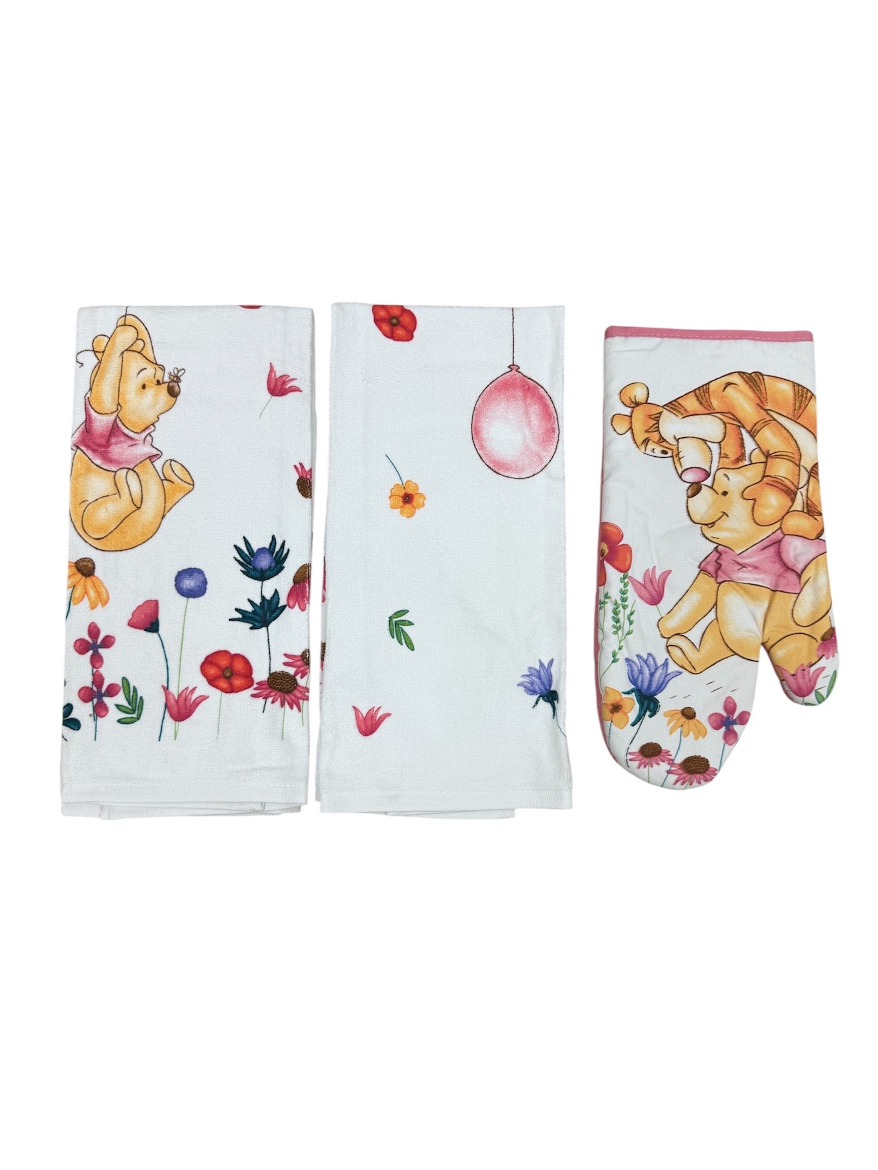 Disney Winnie the Pooh Spring Flowers 3pc Kitchen Set