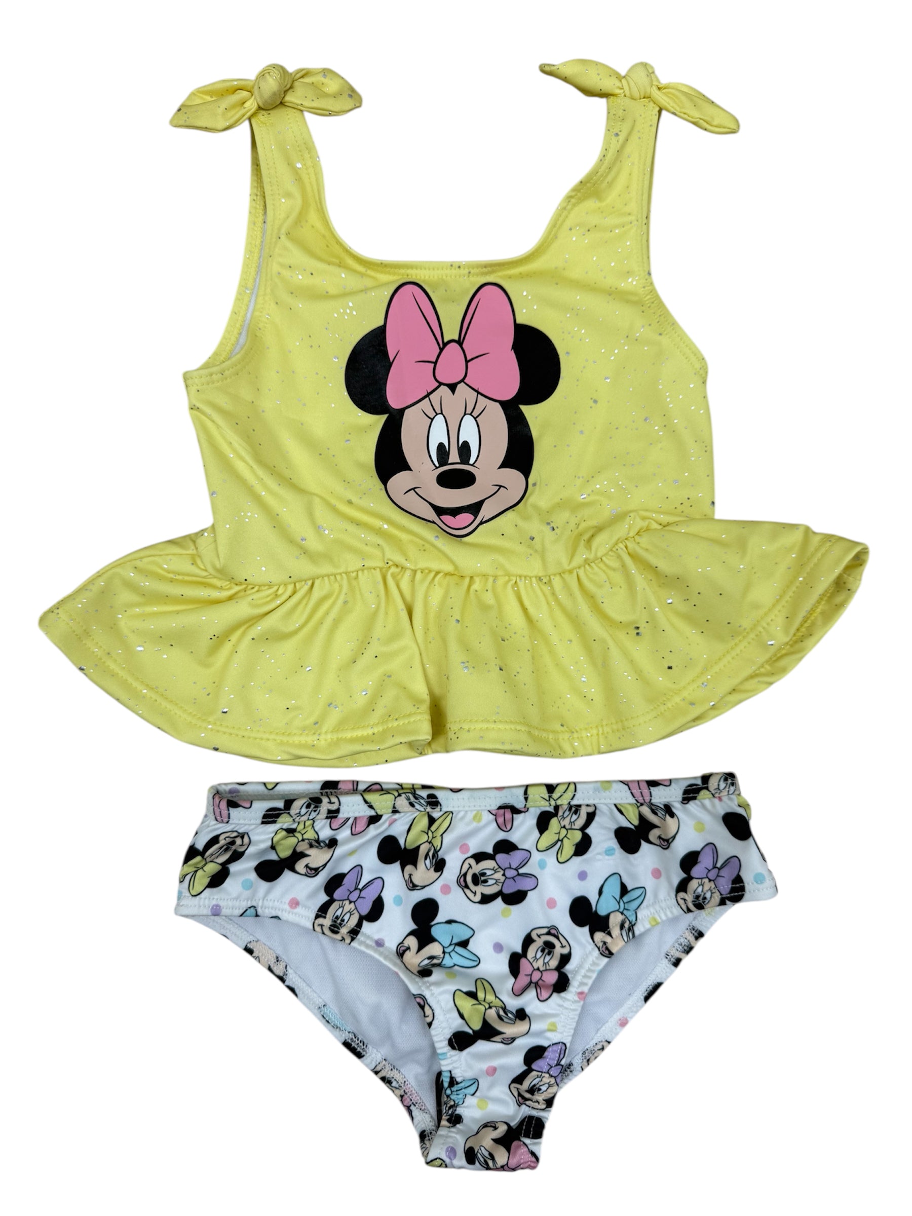 Disney Toddler Yellow Minnie Mouse Tankini Swimsuit