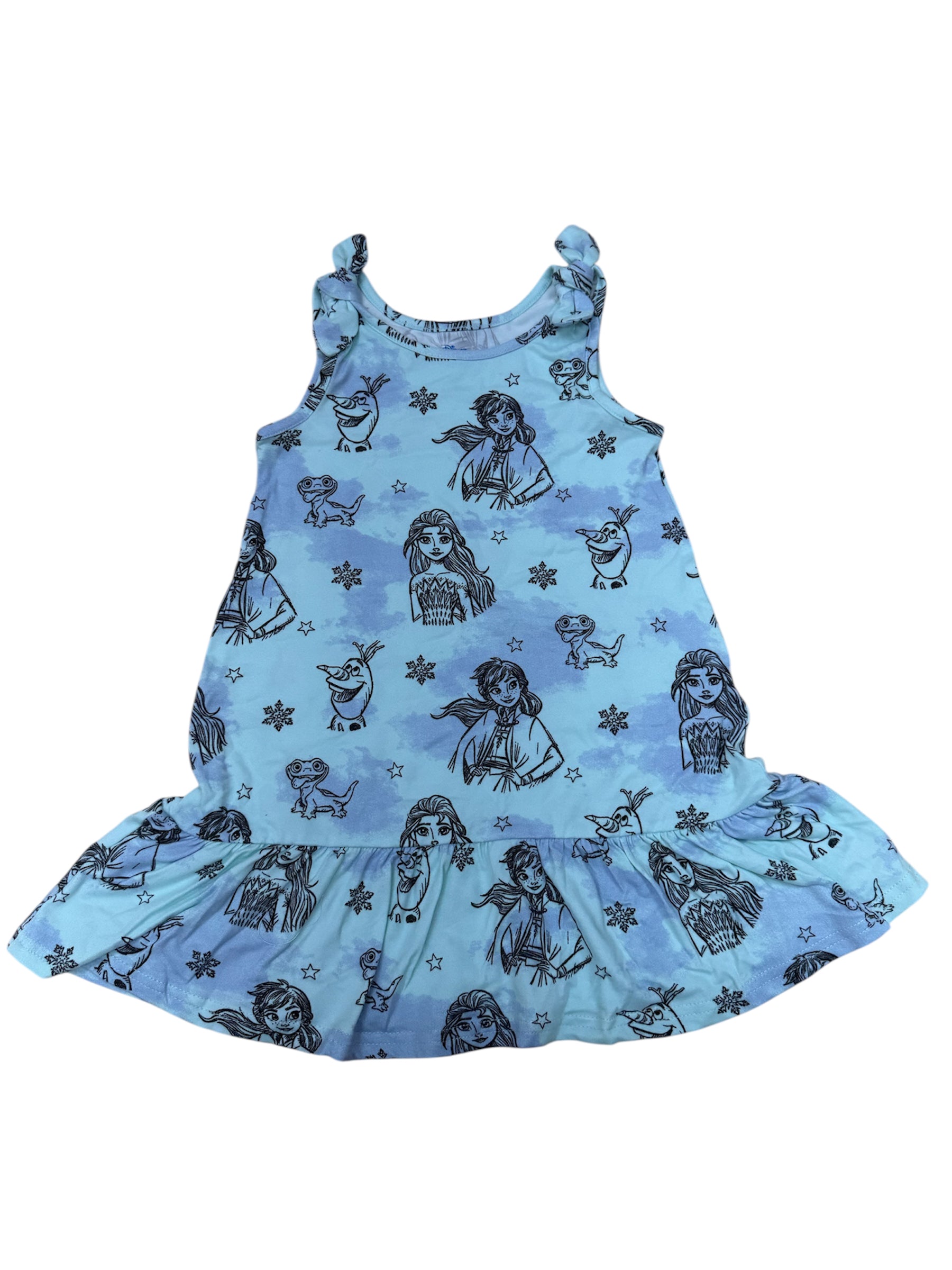 Toddlers Disney Frozen Tye-Dye Sleeveless Dress