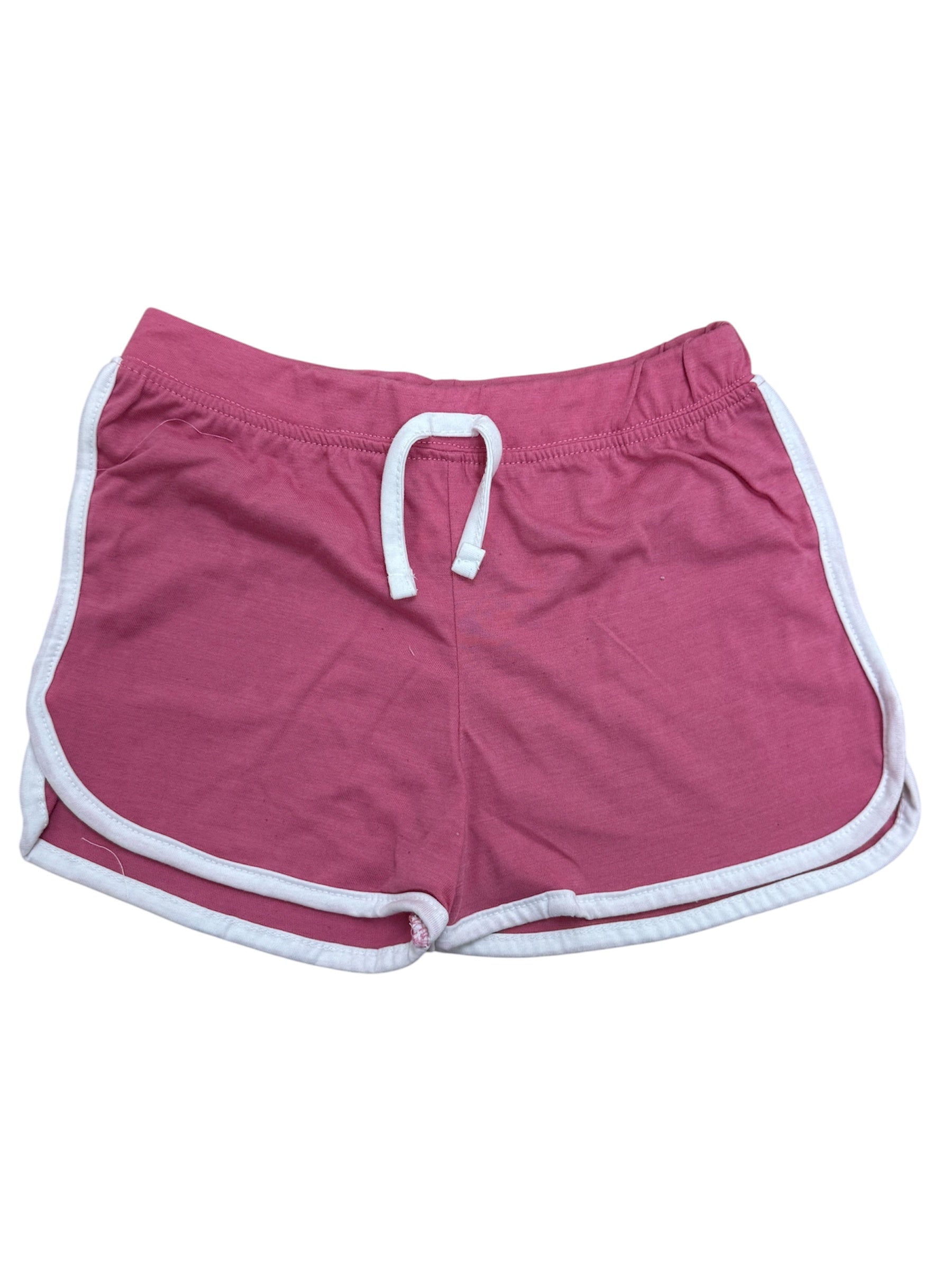 Toddler Pink & White Sports Shorts