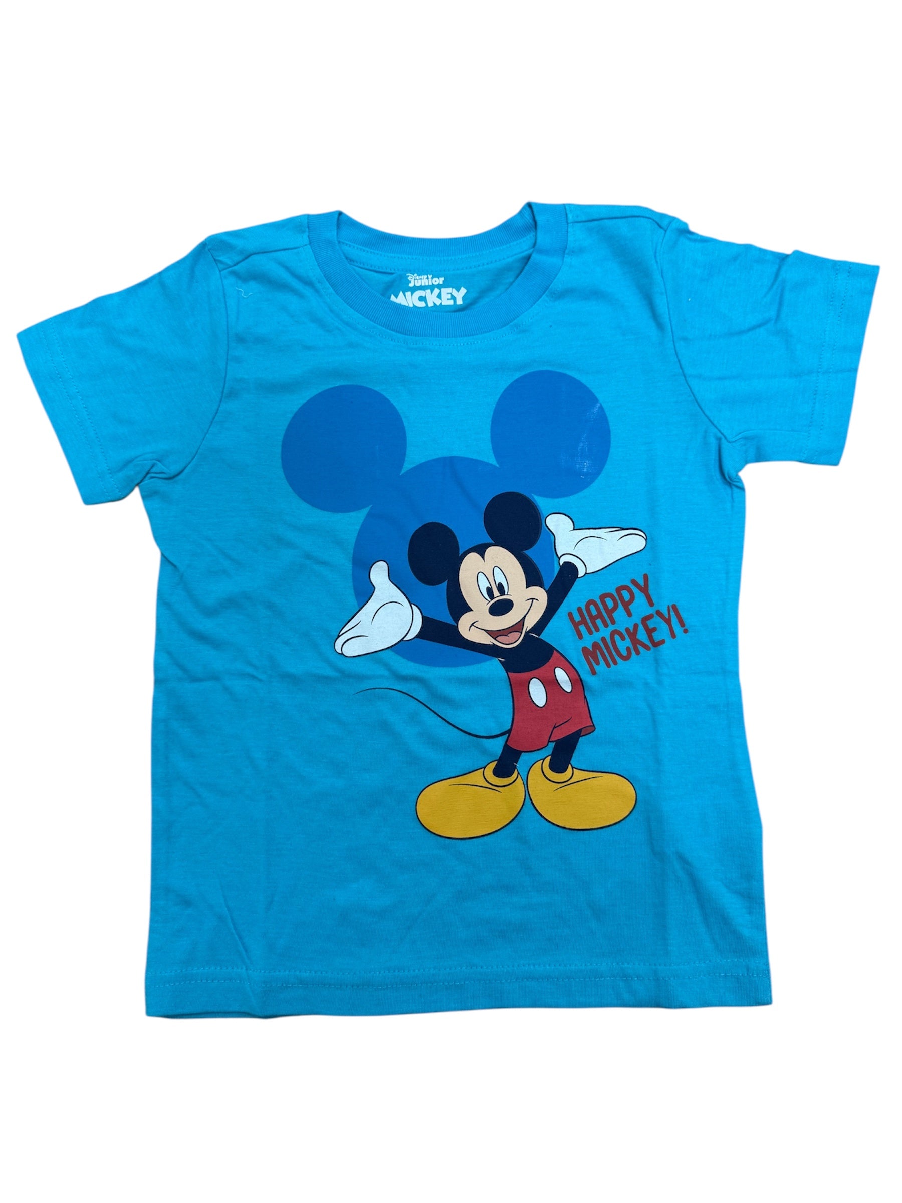 Disney Mickey Mouse Happy Mickey Blue T-Shirt